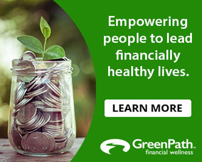 Empowering people to lead financially healthy lives.  Greenpath financial wellness.